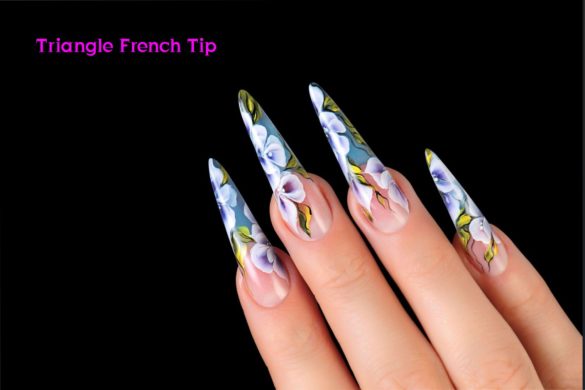 Master the Art of Nail Design with a Trendy Triangle French Tip 2023
