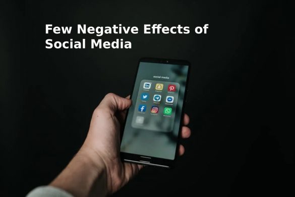 Few Negative Effects of Social Media