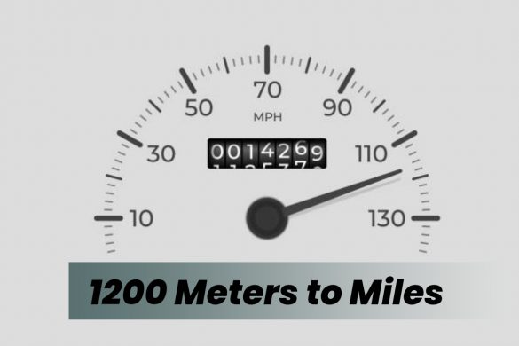 1200 Meters to Miles