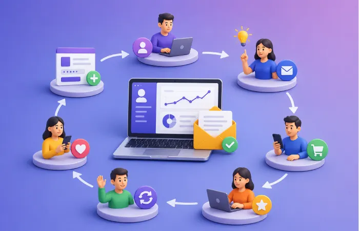Llfecycle marketing in saas