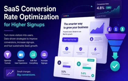 saas conversion rate optimization for higher signups