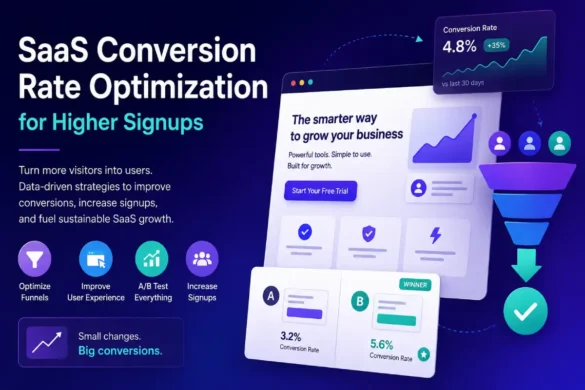 saas conversion rate optimization for higher signups